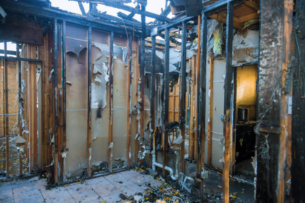 Professional Fire Damage Repair technician working in Baldwin, FL